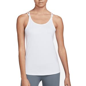 Women`s Dri-FIT One Luxe Slim Fit Strappy Tank 100_WHITE/RF_SV