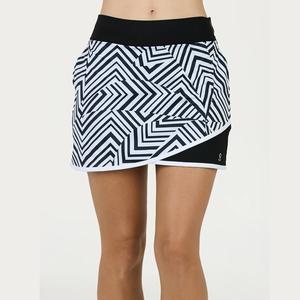 Women`s Mysterious 15 Inch Tennis Skort Thick Lines