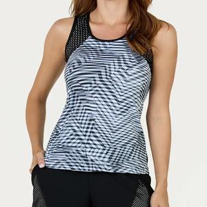 Women`s Mysterious Tennis Tank Pencil Lines