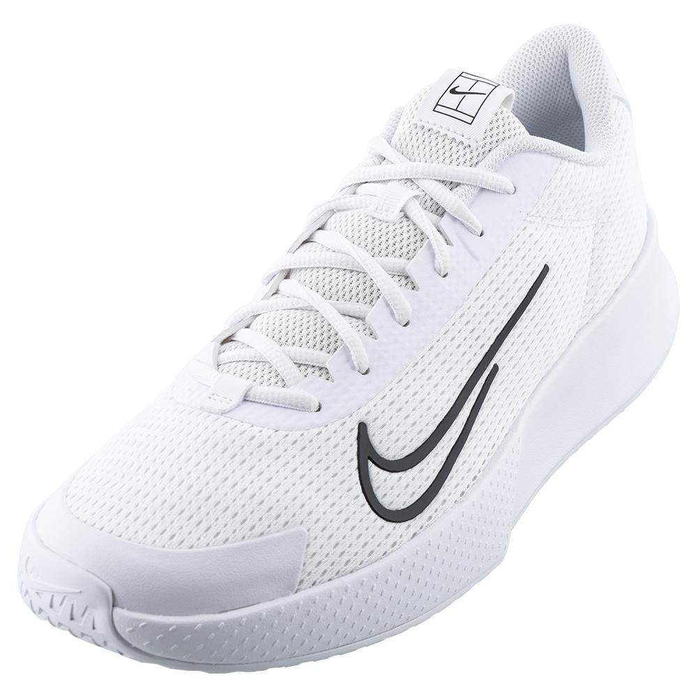 NikeCourt Juniors` Lite 2 Tennis Shoes White and Black