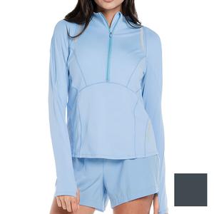 Women`s Architect 1/4 Zip Long Sleeve Tennis Top