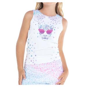 Girls` Stay Fierce Tie Back Tennis Tank Multi