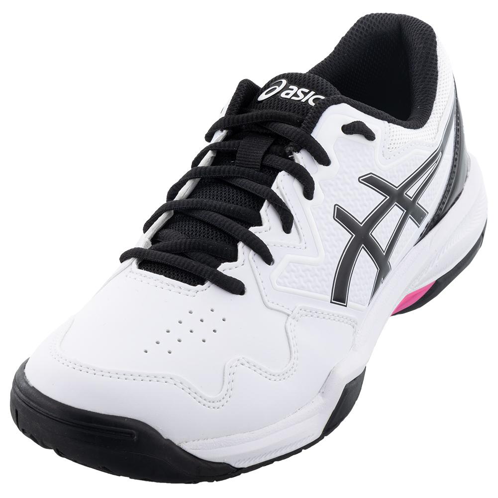 Faringe Lugar de nacimiento Suri ASICS Men`s GEL-Dedicate 7 Tennis Shoes White and Hot Pink
