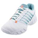 Women`s Bigshot Light 4 Tennis Shoes White and Nile Blue