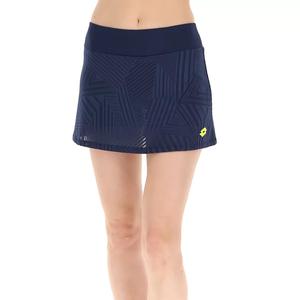 Women`s Superrapida V Pickleball Skort Dark Denim and Acid Yellow