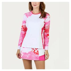 Women`s Serendipity Raglan Long Sleeve Tennis Top White