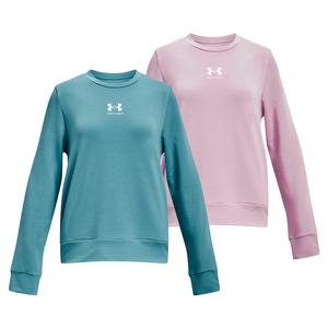 Girls` UA Rival Long Sleeve Terry Crew