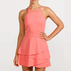 Women`s Cosmos Tennis Dress Sun Kissed Coral