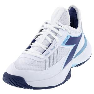 Women`s Finale AG Tennis Shoes White and Blueprint