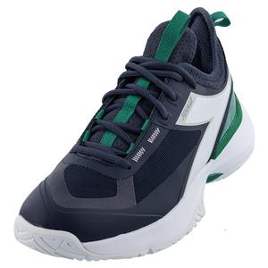 Men`s Finale AG Tennis Shoes Blue Corsair and White