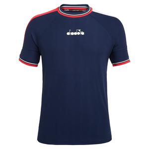 Men`s Icon Short Sleeve Tennis Crew