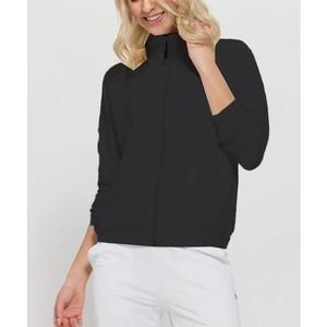 Women`s French Terry Club Tennis Jacket Black