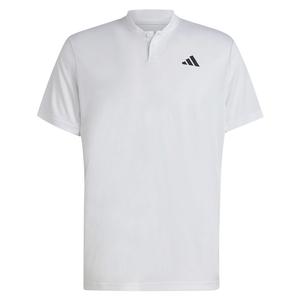 Men`s Club Henley Tennis Top White