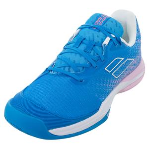 Juniors` Jet Mach 3 All Court Tennis Shoes French Blue