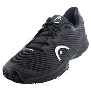 Men`s Revolt Pro 4.0 Clay Tennis Shoes Black and Teal