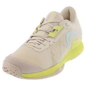 Women`s Sprint Pro 3.5 Tennis Shoes Macadamia and Lime