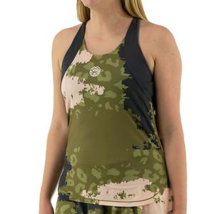 Women`s Pure Wild Tank Olive and Dark Grey