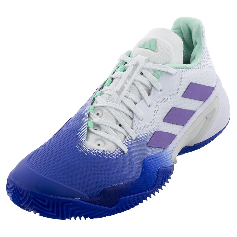 adidas Women`s Barricade Clay Tennis Lucid Blue and Violet Fusion