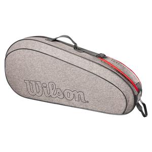 Team 3 Pack Tennis Racquet Bag Heather Grey