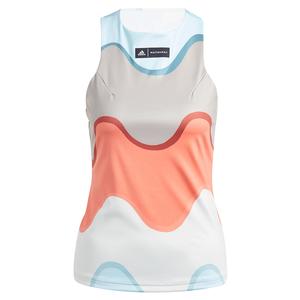 Women`s Marimekko Premium Tennis Tank Multicolor and Semi Coral