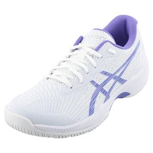 Women`s GEL-Game 9 Tennis Shoes White and Amethyst