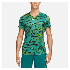 Mens Dri-Fit Advantage Print Tennis Top