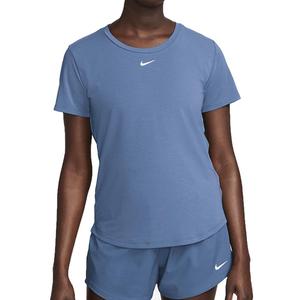 Women`s Dri-Fit UV One Luxe Standard Fit Short Sleeve Tennis Top