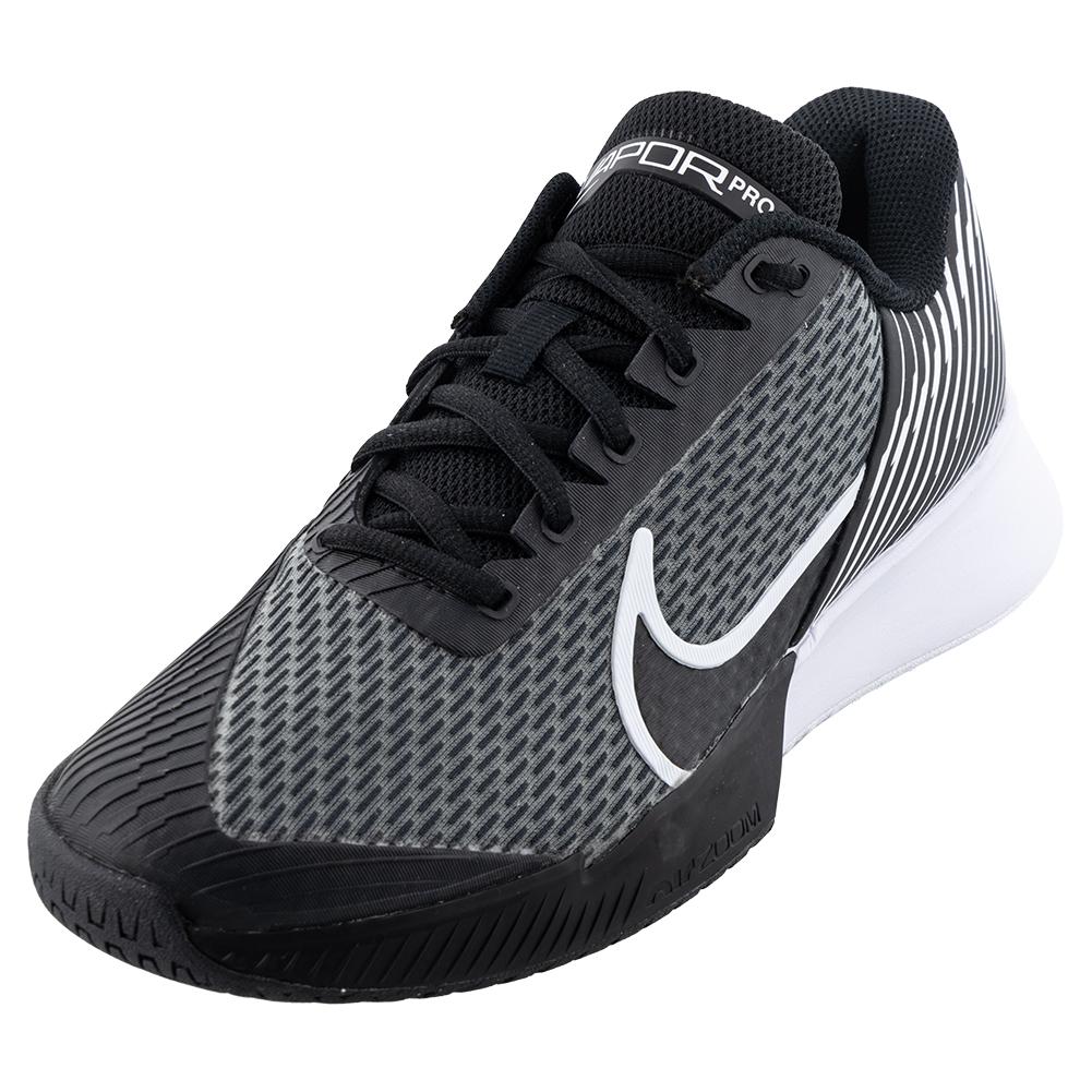  Women's Air Zoom Vapor Pro 2 Wide Tennis Shoes Black And White