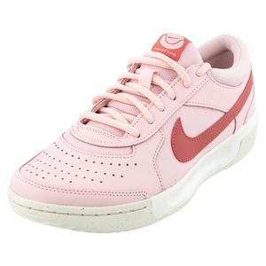 Women`s Zoom Court Lite 3 Tennis Shoes Pink Bloom and Adobe