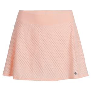 Women`s Circle Mesh Flounce Tennis Skort Apricot