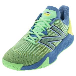 Women`s Fresh Foam X Lav v2 D Width Tennis Shoes Electric Jade and Heritage Blue