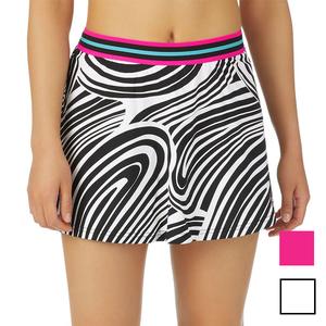 Women`s Tie Breaker High Waist Tennis Skort