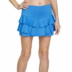 Women`s Hawaii 13.5 Inch Double Flounce Tennis Skort Hyacinth