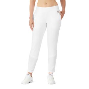 Women`s Whiteline Tennis Track Pant White