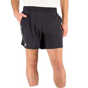 Men`s Tournament 7 inch Tennis Short Black