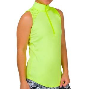 Women`s Emma Cutaway Sleeveless Tennis Top Lemon