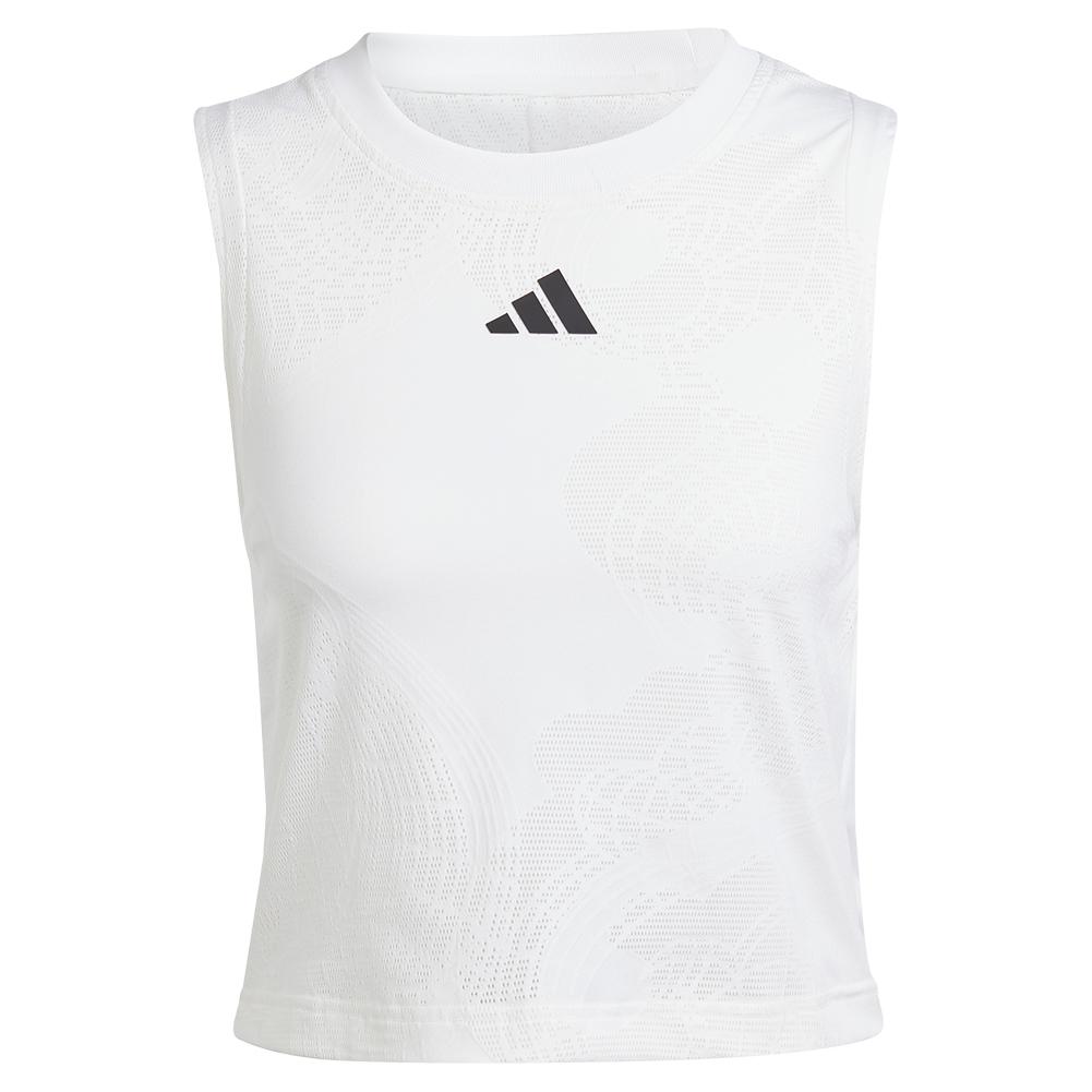 Geología escocés temperatura adidas Women`s London Match Pro Tennis Tank White