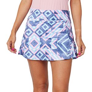 Women`s Bella Lite 14 inch Tennis Skort Geo Inlay