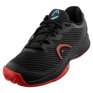 Men`s Revolt Pro 4.0 Pickleball Shoes Black and Red