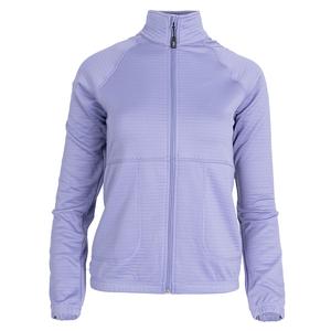 Women`s French Terry Club Tennis Jacket Purple Haze