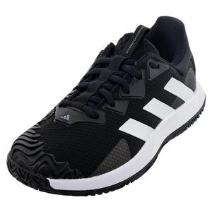 Men`s SoleMatch Control Tennis Shoes Black and White