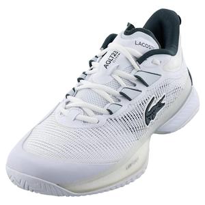 Men`s AG-LT23 Ultra Tennis Shoes White and Dark Green