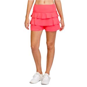 Women`s Court Ruffle Pickleball Skort Lychee Pink