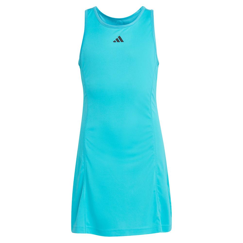 adidas Girl`s Club Tennis Dress Lucid Cyan