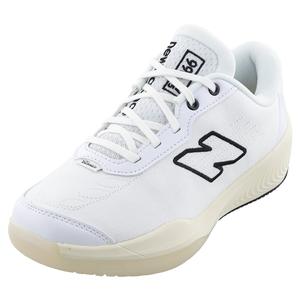 Women`s Fuel Cell 996v5 B Width Tennis Shoes White and Black