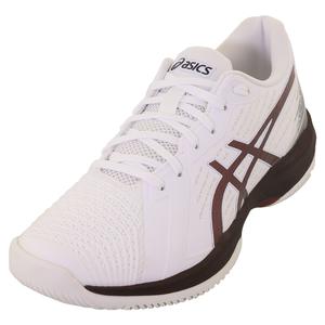 Men`s Solution Swift FF Tennis Shoes White and Antique Red