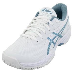 Women`s Gel-Game 9 Tennis Shoes White and Gris Blue