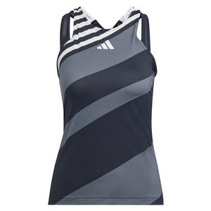 Women`s Aero Ready Pro Tennis Y-Tank Black