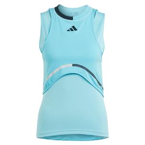 Women`s Heat Ready Pro Match Tennis Tank Lucid Cyan