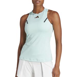 Women`s Premium Tennis Tank Semi Flash Aqua